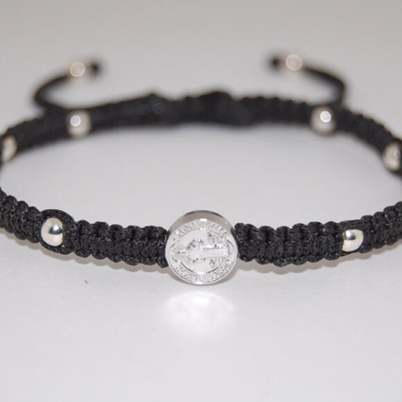 St Benedict Bracelet,Braided Bracelet,St Benedict Medal Bracelet - Picture 2 of 2